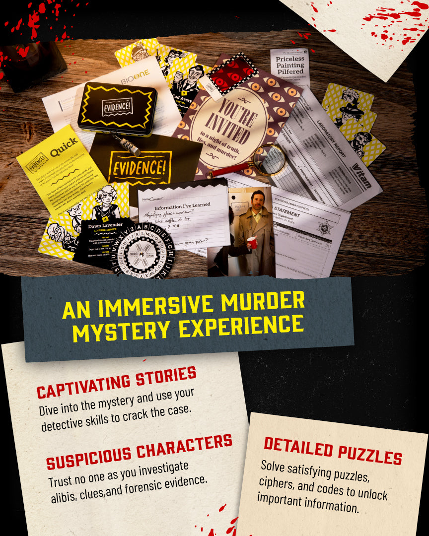 Hunt A Killer Game Solve A Murder Mystery: Ultimate Thrilling Challenge