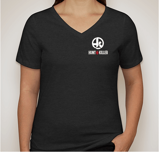 "Join the Hunt" Women's Black V-Neck Shirt - Hunt A Killer